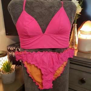Hollister Hot Pink Bikini Set